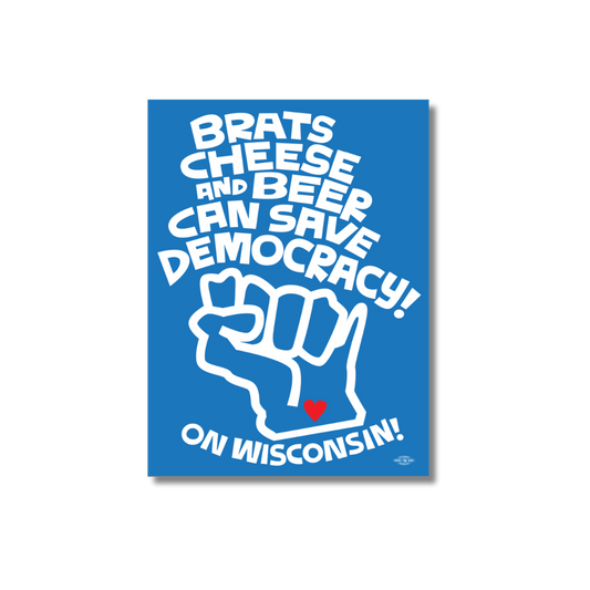 Brats, Cheese, And Beer Sticker